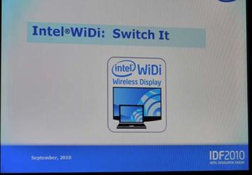 IDF 2010: Intel Wireless Display (WiDi)
