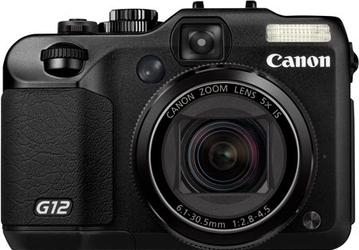 Серию компактных камер Canon PowerShot G возглавила модель PowerShot G12