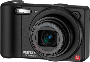 Объектив компактной камеры PENTAX Optio RZ10 охватывает диапазон 28-280 мм