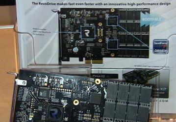 По следам IDF 2010: SSD OCZ RevoDrive X2 оснащен четырьмя контроллерами SandForce