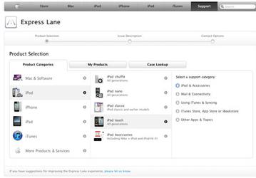 Веб-сайт Apple получил механизм Express Lane для облегчения получения помощи пользователями Mac и других продуктов компании 