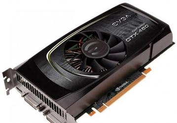 Компоненты графических карт EVGA GeForce GTX 460 FTW работают на повышенных частотах