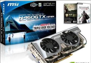 MSI подготовила к выпуску 3D-карту GeForce GTX 460 Hawk с системой охлаждения Twin FrozR II