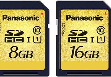 Карточки памяти Panasonic SDHC UHS-I  развивают скорость 60 МБ/с