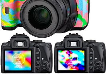 Pentax смело экспериментирует с цветовым оформлением камеры Pentax K-r