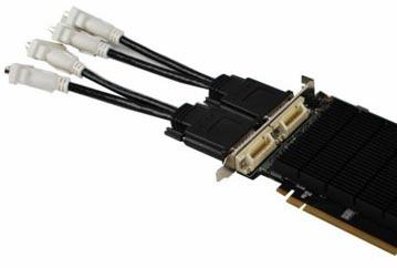 Фото дня: 3D-карта Galaxy GeForce GTX 560 Ti, рассчитанная на пять мониторов