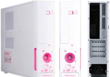 Корпус M11KT для плат Micro ATX оценят фанаты Hello Kitty