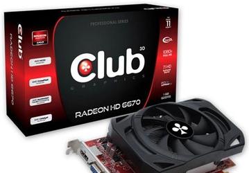 Представлена 3D-карта Club 3D Radeon HD 6670