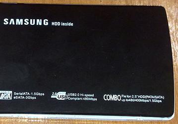 Купленный в Китае внешний HDD Samsung оказался «флэшкой» между двумя гайками