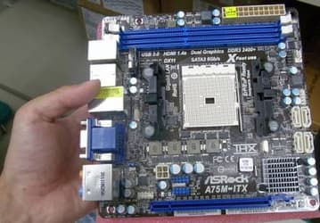 Системная плата ASRock A75M-ITX предназначена для APU AMD серии A