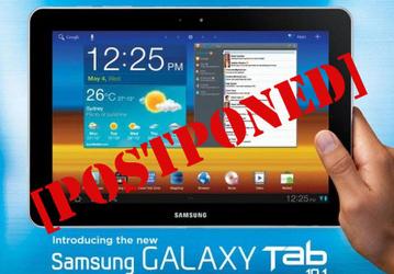 Samsung все же отменила начало продаж Galaxy Tab 10.1 в Австралии из-за Apple