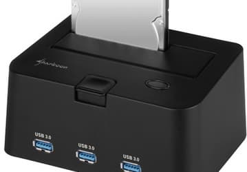 Sharkoon QuickPort H3: док-станция с одним портом SATA и тремя USB 3.0