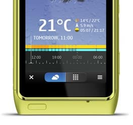В Nokia Maps for mobile появилась информация о погоде