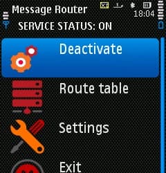 Message Router 1.10 - роутер поступающих SMS для Symbian 