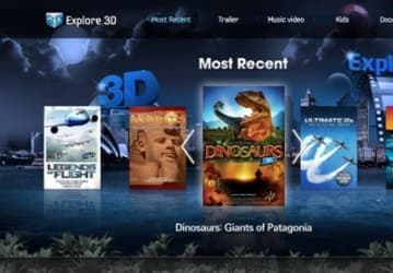 Компания Samsung представляет в России 3D VOD приложение «Explore 3D» для телевизоров Smart TV