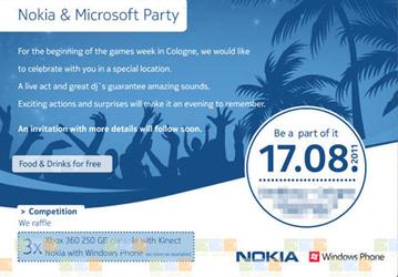17 августа Nokia представит смартфон под управлением Windows Phone 7?