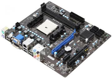 Плата MSI A55M-P35 рассчитана на процессоры AMD в исполнении FM1