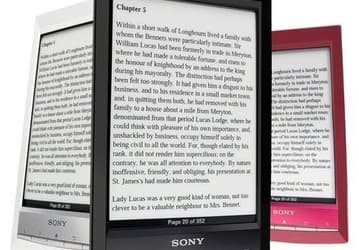 Электронная книга Sony Reader PRS-T1 получит сенсорный экран с поддержкой «мультитач»