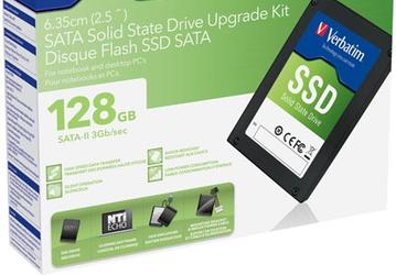 Verbatim предлагает наборы SATA-II SSD Upgrade Kit для модернизации ноутбуков