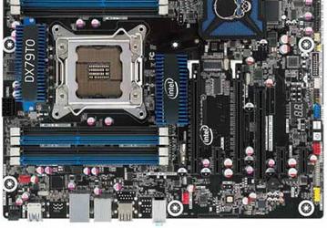Системная плата Intel DX79TO для процессоров Sandy Bridge-E стоит чуть больше $200