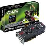 3D-карта ASUS GTX 560 Ti DirectCU II с 448 ядрами CUDA оснащена фирменной системой охлаждения