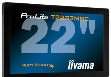 Монитор iiyama ProLite T2233MSC оснащен емкостным сенсорным экраном