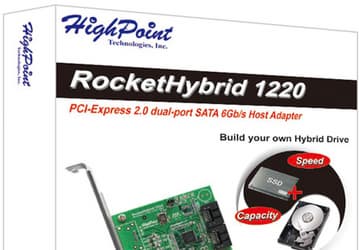 Адаптеры HighPoint RocketHybrid объединяют SSD и HDD в виртуальные гибридные накопители