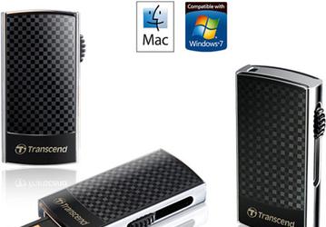 USB-накопитель Transcend JetFlash 560 получил сварной металлический корпус и выдвижной разъем