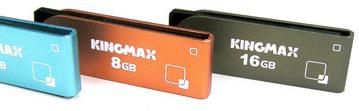 Тонкий флэш-накопитель KINGMAX PD-71 имеет поворотную крышку