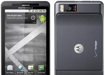 Motorola Droid X2 получит двухъядерный процессор и усовершенствованный дисплей