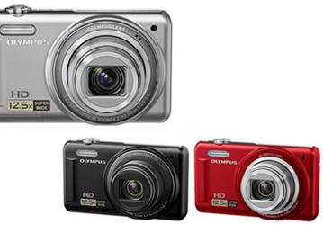 Olympus оснащает камеру VR-320 трансфокатором с ЭФР 24-300 мм и трехдюймовым дисплеем