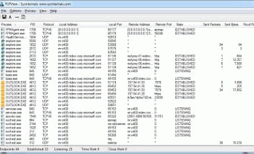 Интернет и сети: TCPView v.3.03