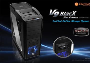 Thermaltake добавит в корпус для ПК V9 BlacX поддержку накопителей Seagate GoFlex