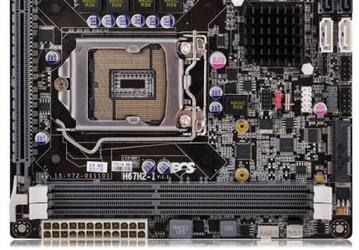 Системная плата ECS H67H2-I обладает слотом Mini PCI-E и встроенным Bluetooth
