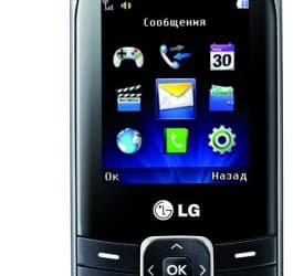 Мультимедийный телефон LG A160: удобство базовых функций