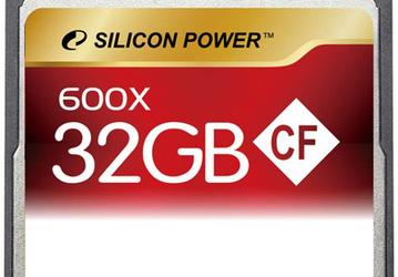 Объем «профессиональной» карты памяти Silicon Power CompactFlash 600x достиг 64 ГБ
