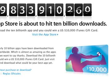 App Store ожидает 10-миллиардной загрузки приложения