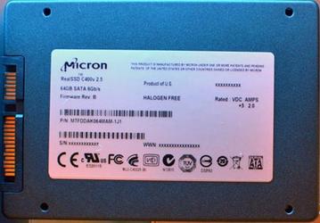 Micron использует в SSD флэш-память типа NAND, изготовленную по нормам 25 нм