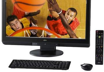 3D-изображение на экране настольного ПК Fujitsu Esprimo FH99/CM видно без очков