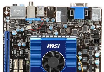 Основой системной платы MSI E350IA-E45 типоразмера Mini-ITX стала платформа AMD Brazos