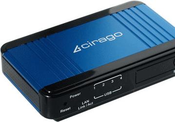 Cirago Link+ подключает к сети до четырех устройств с интерфейсом USB