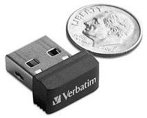 Объем миниатюрных «флэшек» Verbatim Store-n-Stay достигает 16 ГБ