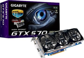 GIGABYTE оснащает карту на базе GeForce GTX 570 трехвентиляторным кулером с испарительной камерой