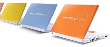 Acer расширяет палитру нетбуков Aspire One новыми красками