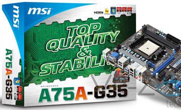Системная плата MSI A75A-G35 на чипсете AMD A75: подробности