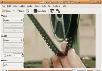 Avidemux v.2.6.0 - программа для быстрого редактирования видео