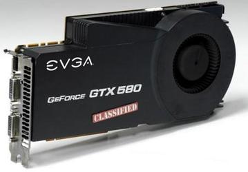 EVGA готовит к выпуску 3D-карту GeForce GTX 580 Classified
