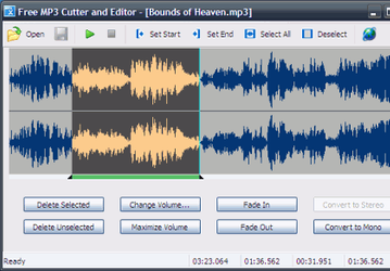 Free MP3 Cutter and Editor v.2.5.0.654 - программа для быстрого редактирования MP3-файлов