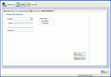 User Account Manager v.4.09 - программа для управления учетными записями в Windows и Exchange