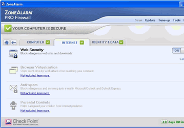 ZoneAlarm v.10.2.078.000 - мощный, но простой и удобный брандмауэр для защиты ПК